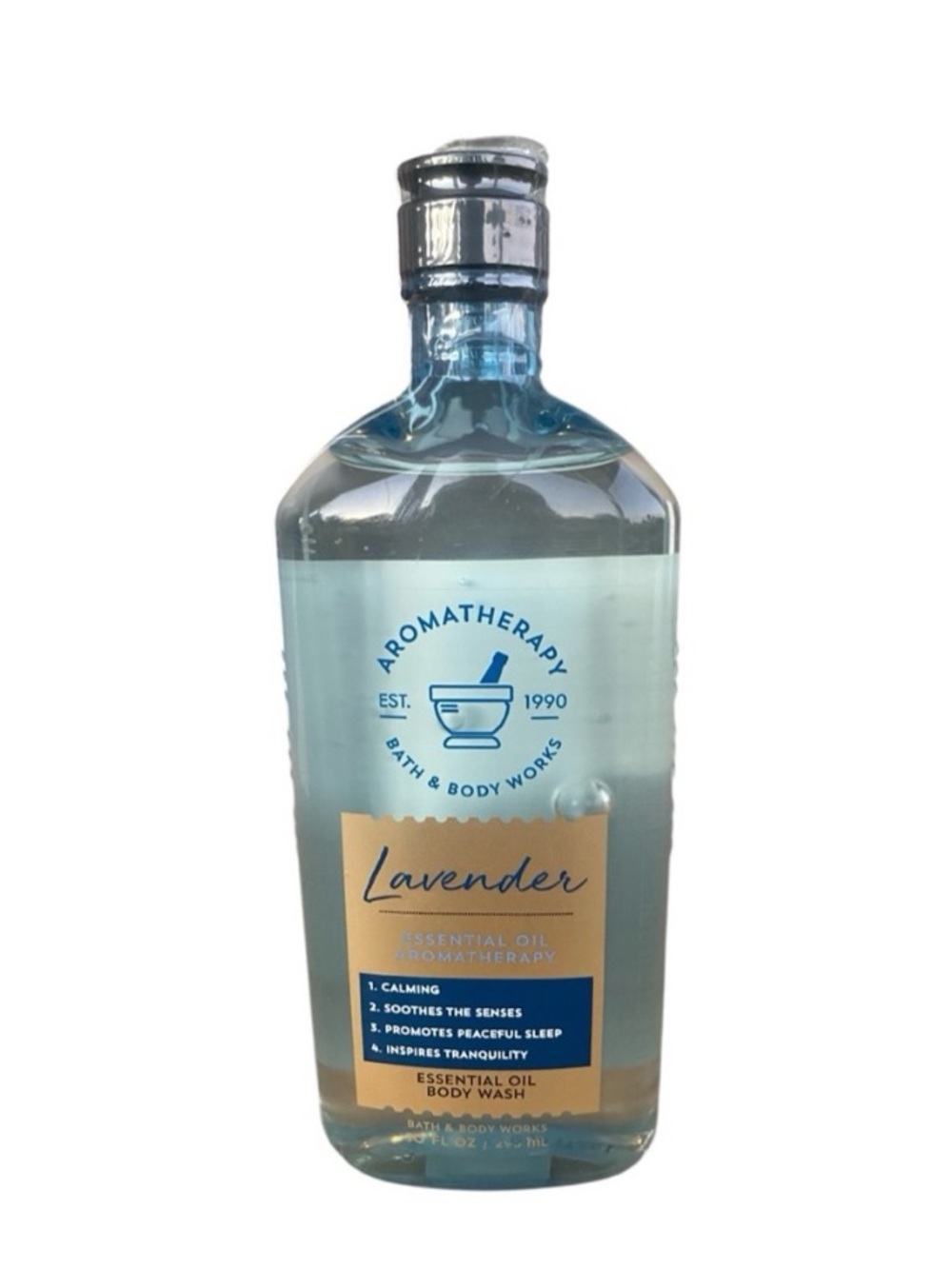 Bath & Body Works Discontinued Aromatherapy Lavender Essential Oil Body Wash